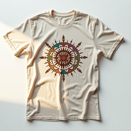 Ved Patrika – Solitary Intricately Designed T-Shirt